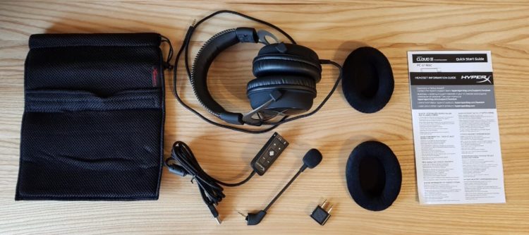 Kingston HyperX Cloud II – комплектация