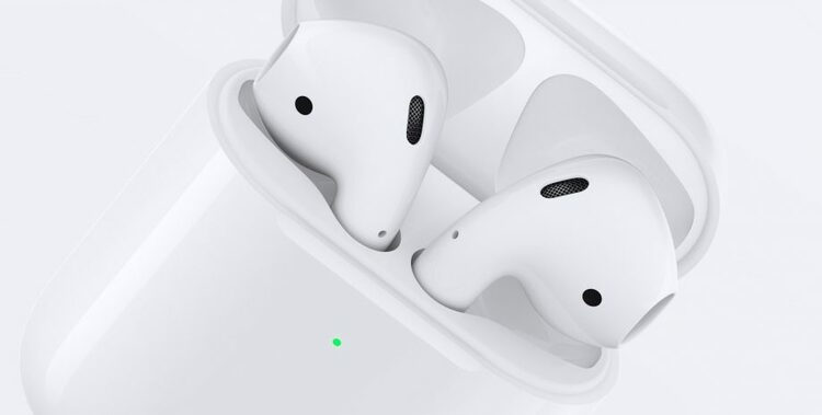 AirPods 2019 (AirPods 2) кейс с беспроводной зарядкой индикатор