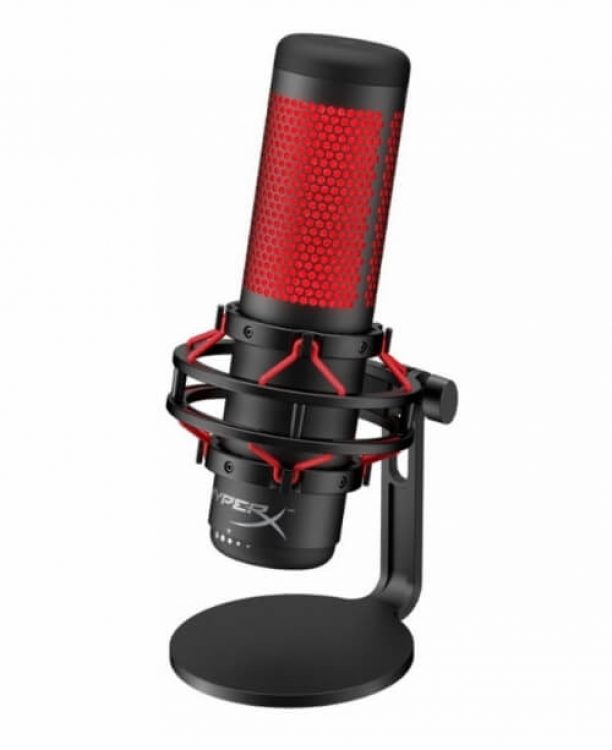 HyperX QuadCast микрофон с подсветкой для компьютера