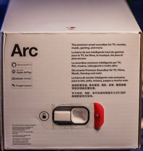 Sonos Arc коробка на защёлках