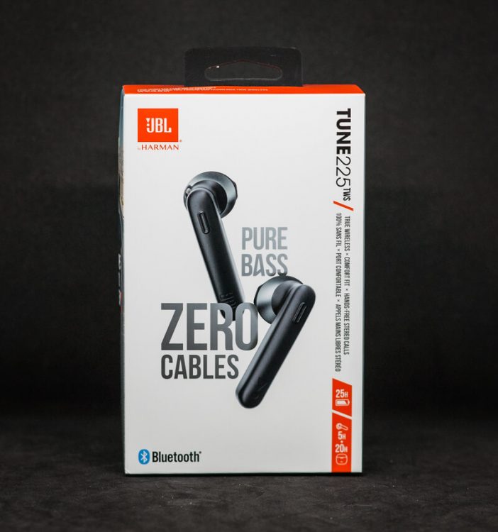 JBL Tune 225 TWS коробка