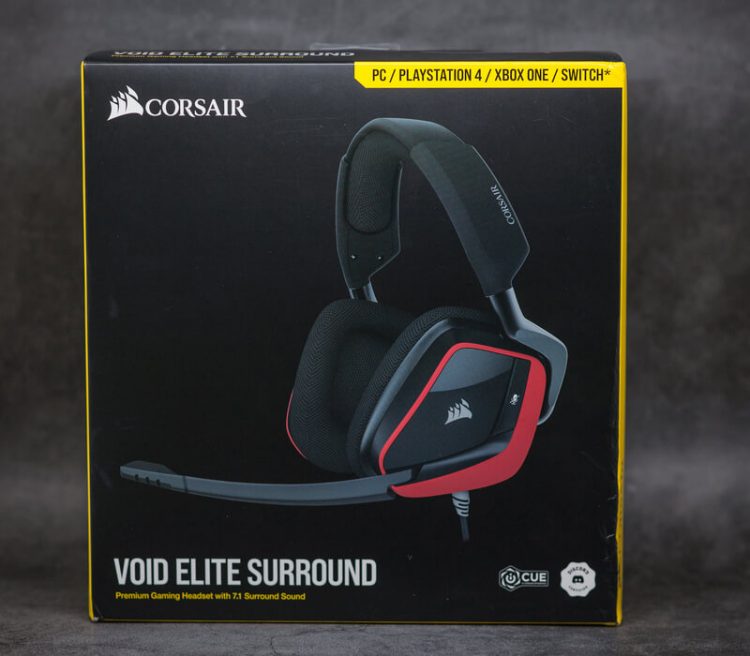Corsair Void Elite Surround коробка