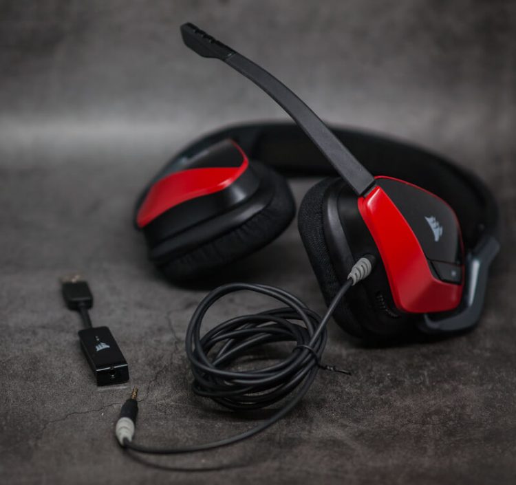 Corsair Void Elite Surround провод и USB-адаптер