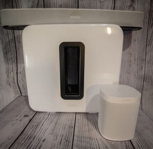 Sonos Sub, Sonos Beam и Sonos One SL