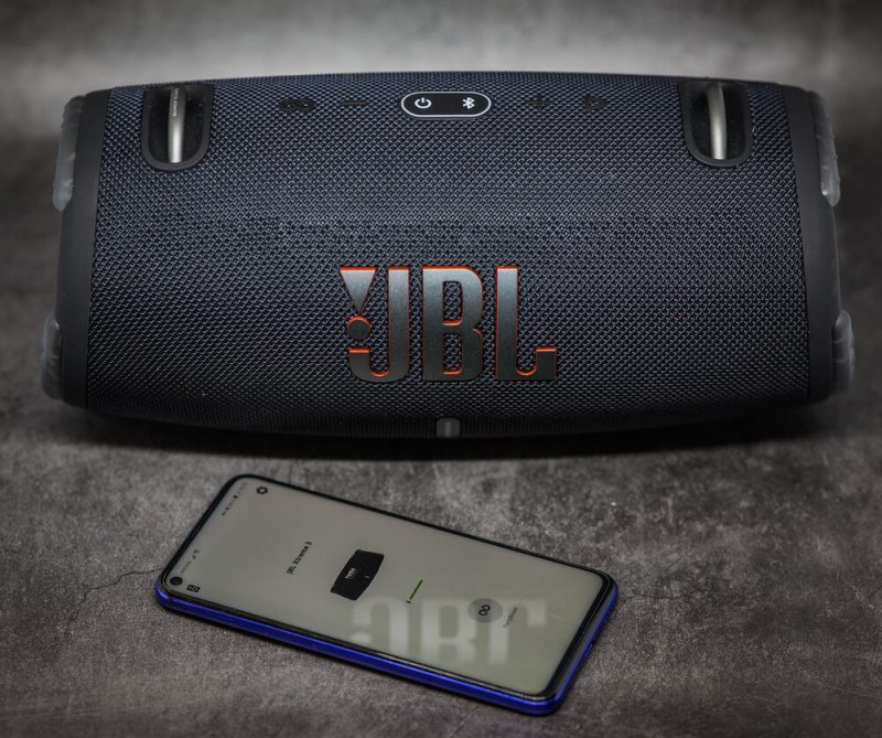 Портативная колонка JBL Xtreme 3 подключение к телефону, фирменное приложение