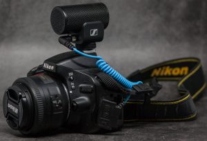 Sennheiser MKE 200 подключение спереди, с гайкой