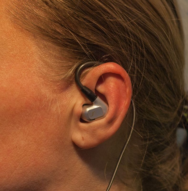 Sennheiser IE 900 в ухе