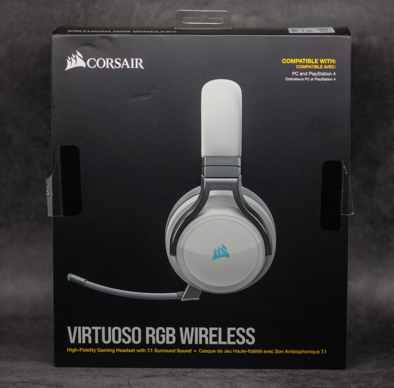 Corsair Virtuoso RGB Wireless коробка