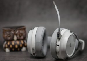 Corsair Virtuoso RGB Wireless разъёмы 3,5 мм и USB-C