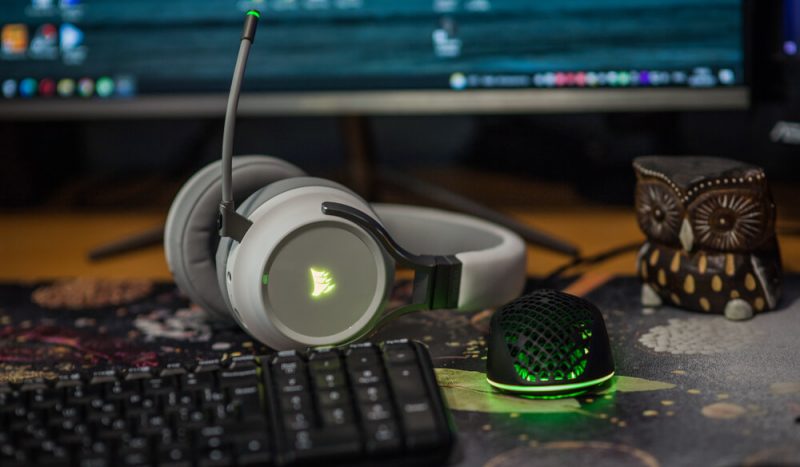 Corsair Virtuoso RGB Wireless геймерская гарнитура