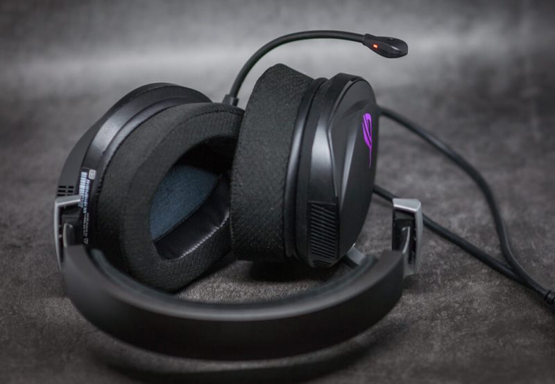 Asus ROG Theta 7.1 индикатор выключения микрофона