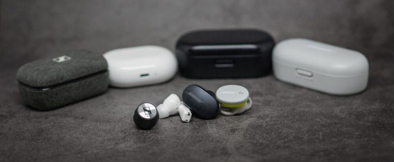 Bose QuietComfort Earbuds, Sennheiser Momentum TW 2, Huawei Freebuds Pro и Bose Sport Earbuds TWS наушники