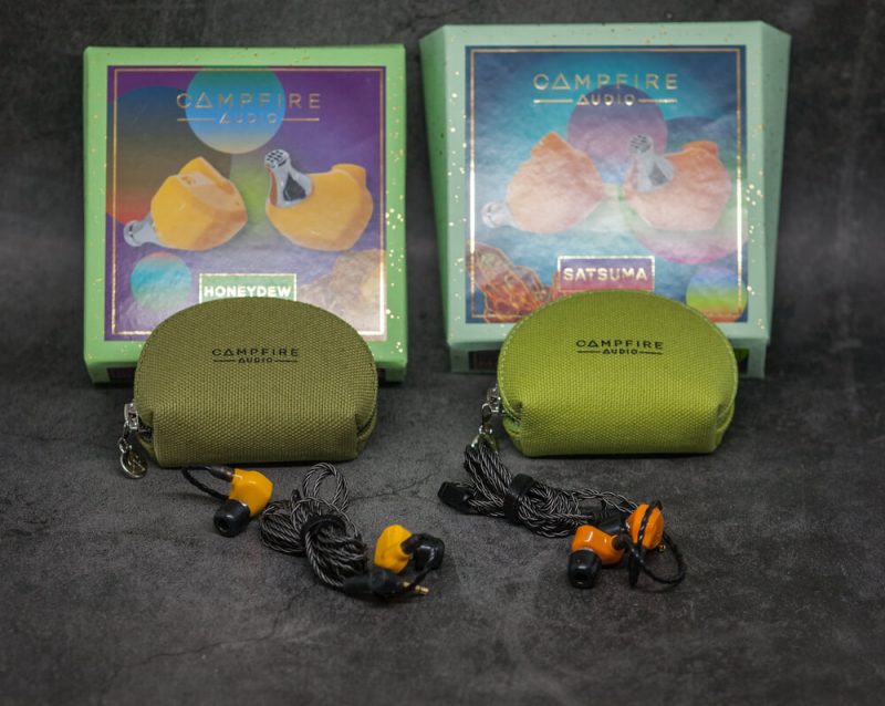 Campfire Audio Honeydew и Campfire Audio Satsuma коробки и футляры