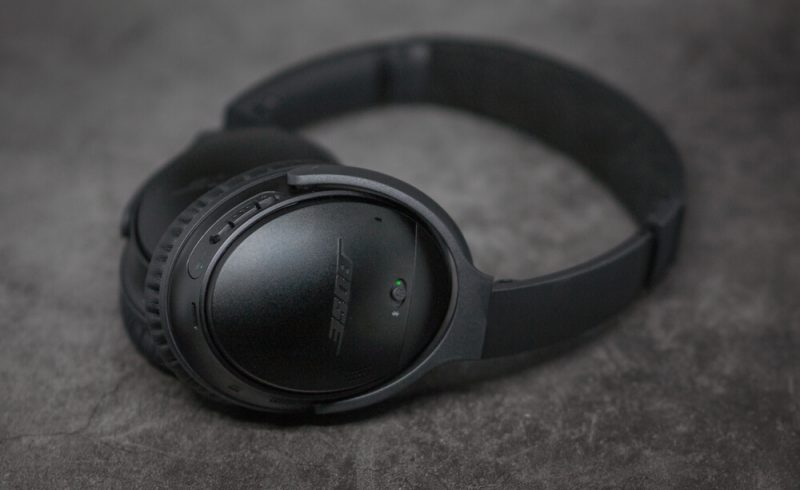 Наушники Bose QuietComfort 35 II тумблер включения и Bluetooth