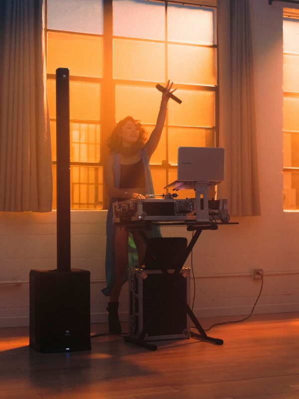 jbl prx one lifestylephoto dj female 2