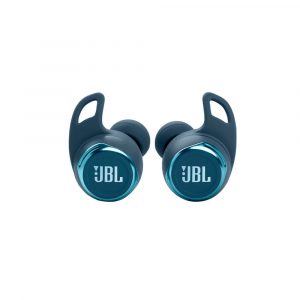 2.jbl reflect flow pro product image earbuds front blue
