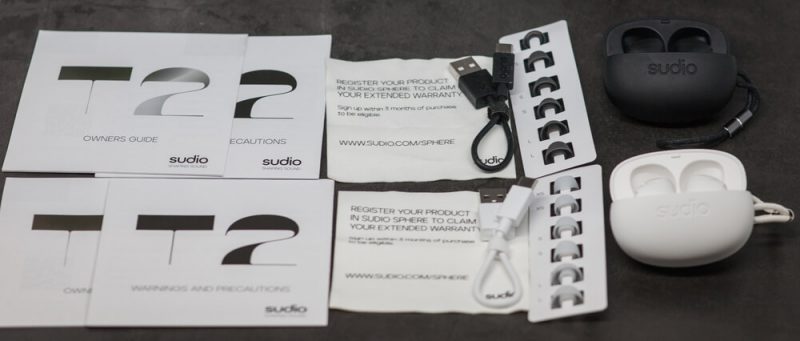 Sudio T2 комплектация
