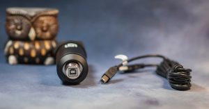 Oklick SM-700G разъём USB-B и комплектный кабель