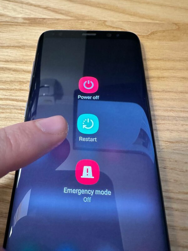 Restart your phone