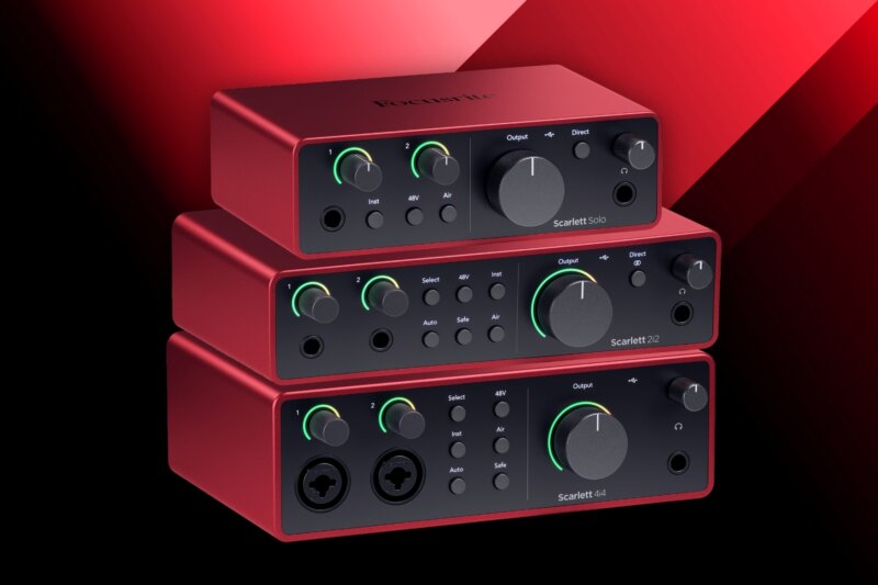 Focusrite Scarlett Solo 4 покоління