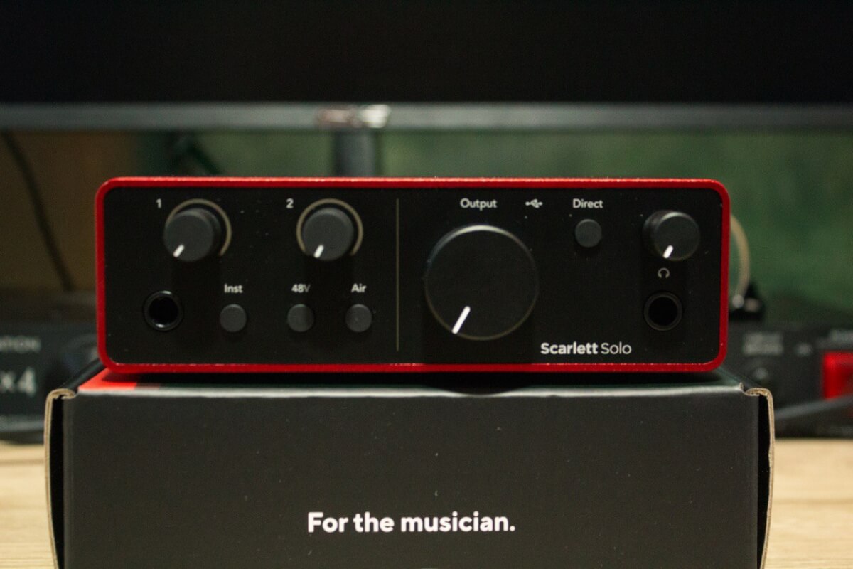 Focusrite Scarlett Solo 4th Gen