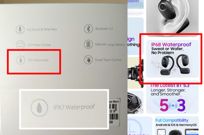 BlackView AirBuds 100 влагозащита