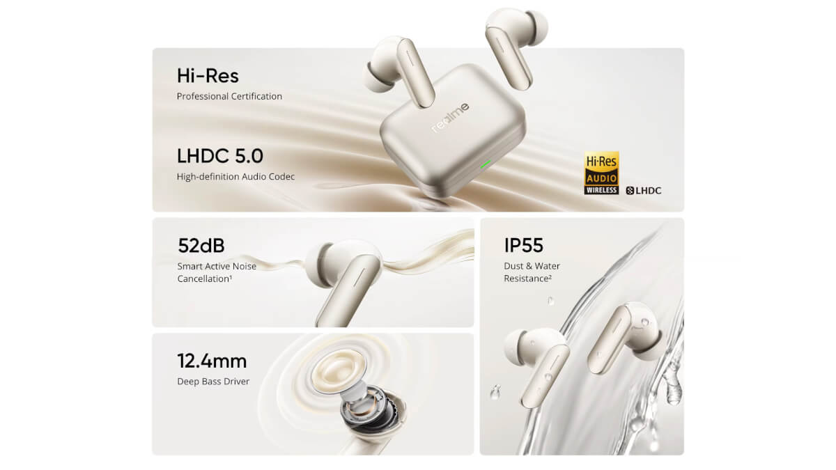 Realme Buds Air 7 - основные возможности