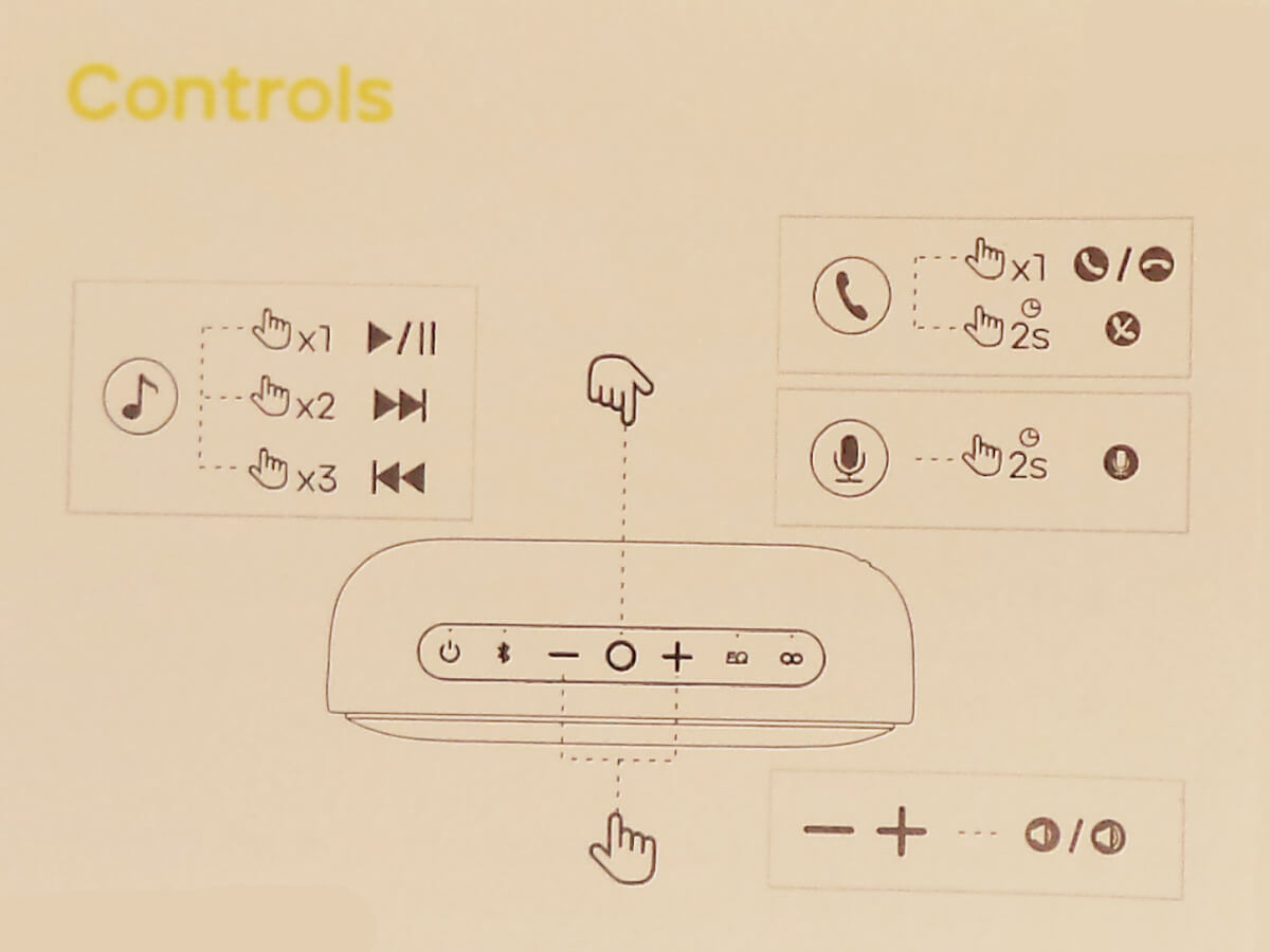 TRIBIT XSound Plus 2 - схема управления