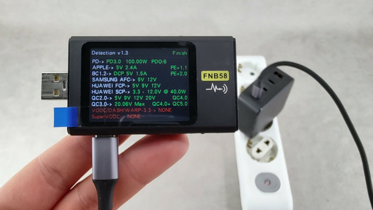 Обзор UGREEN GaN CD226 - Универсальное 100W Зарядное Устройство для Apple и Android 6 UGREEN Nexode CD226 100W - протоколы зарядки USB-C1