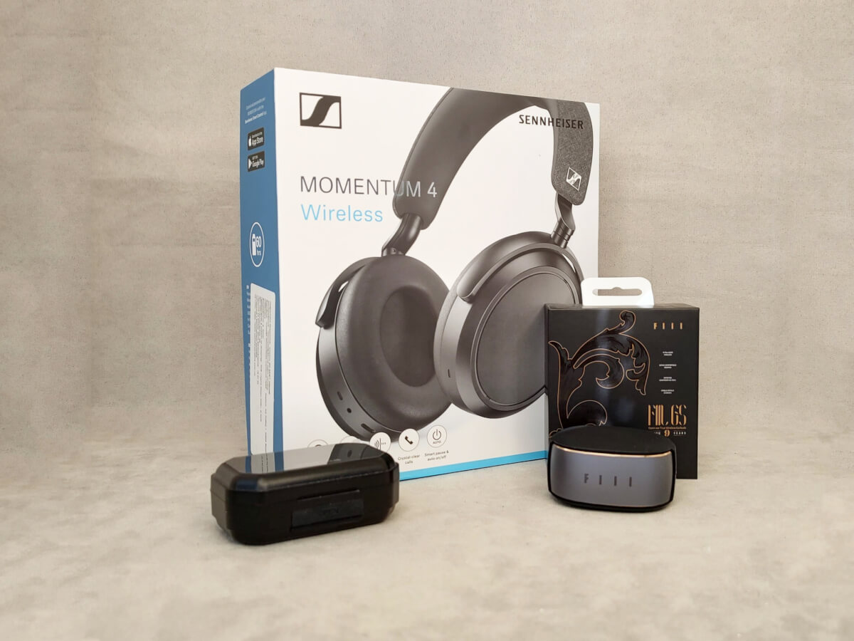 Bluetooth наушники fill gs и Sennheiser MOMENTUM 4