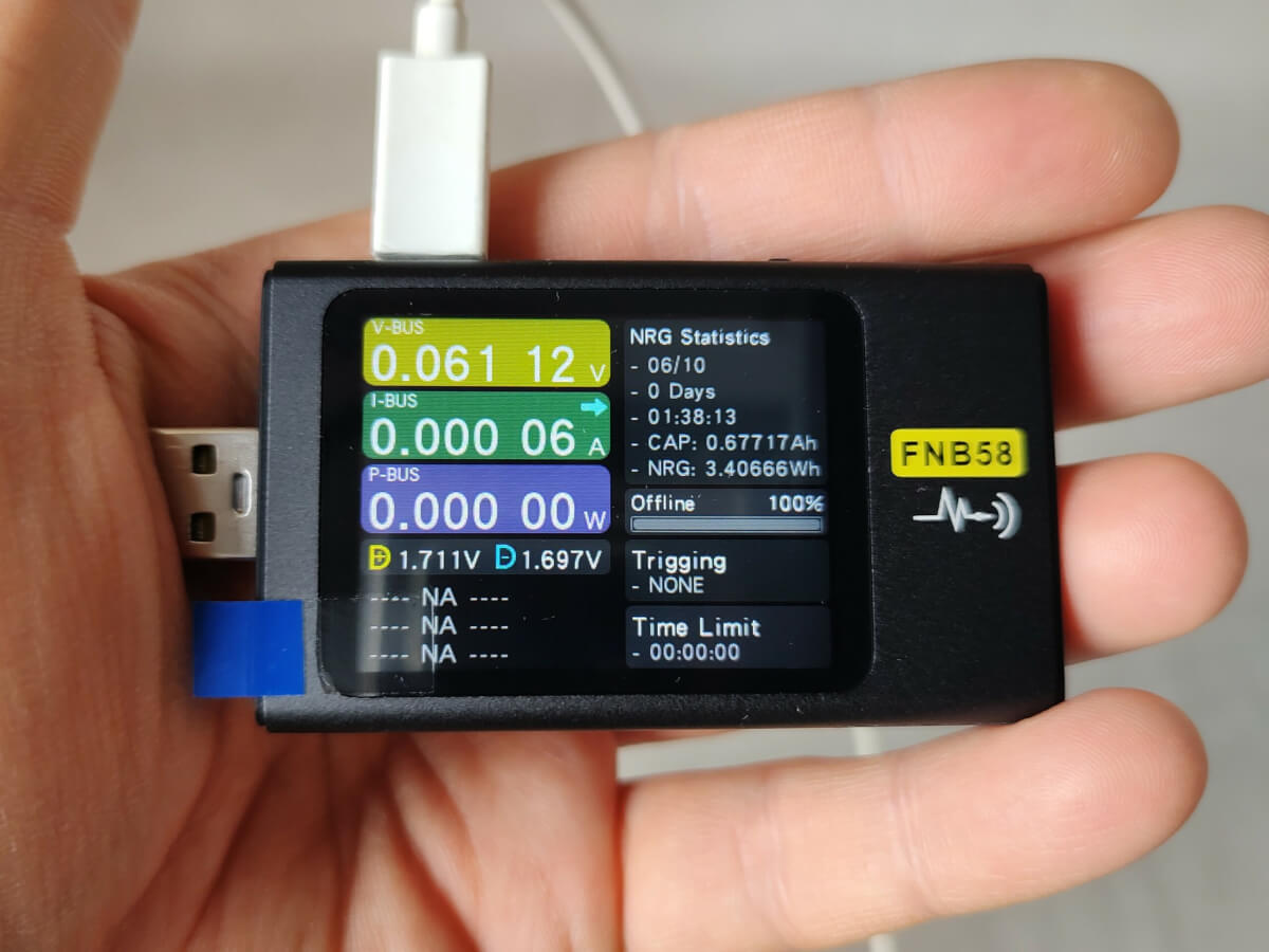 UGREEN Studio Max2 - время зарядки