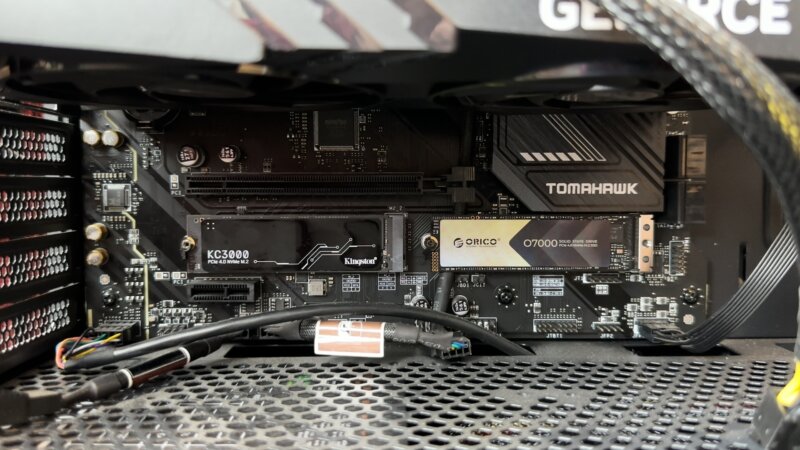Orico O7000 - тест накопителя