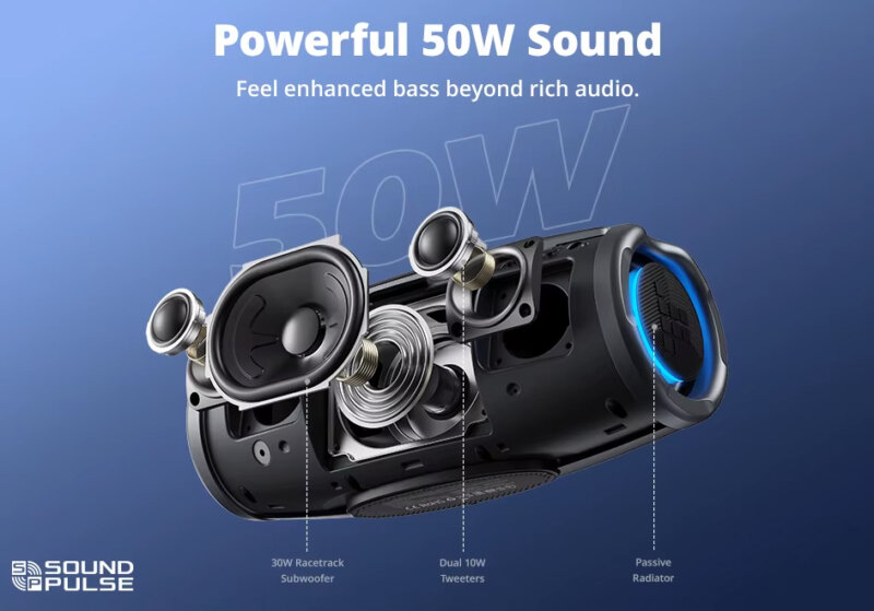 Tronsmart Mirtune S100 - выходная мощность колонки