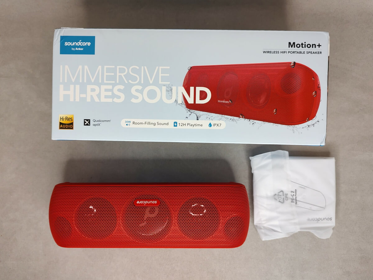 Anker SoundCore Motion+ - комплектация