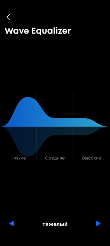Anker SoundCore Motion+- пресет эквалайзера тяжелый