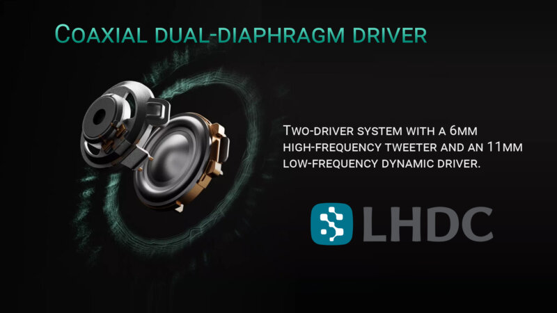 Coaxial dual-diaphragm driver