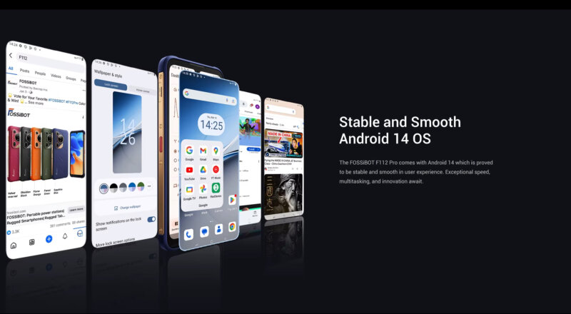 Fossibot F112 PRO 5G - Android 14