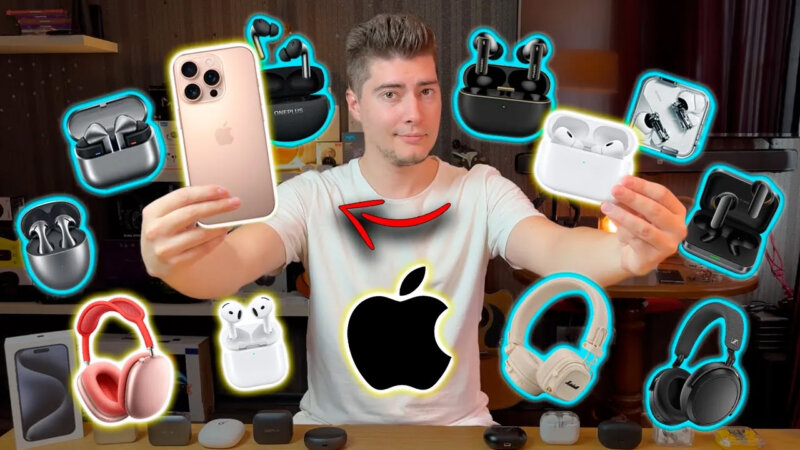 Найкращі Навушники для Айфона (ТОП-15) - Найкращі Аналоги AirPods 2026 1 Лучшие наушники для Айфона - ТОП 15