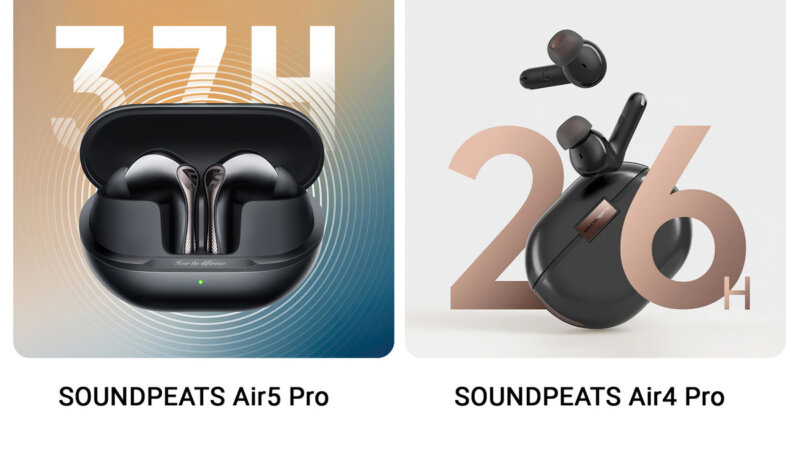 SOUNDPEATS Air5 Pro - автономність 