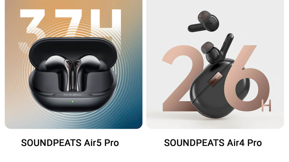 SOUNDPEATS Air5 Pro - автономность