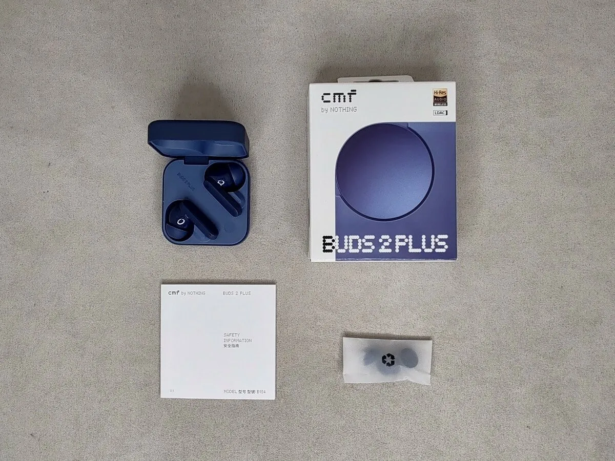 Обзор CMF buds 2 Plus (2025) VS CMF buds 2 PRO (2024) VS Nothing Ear (a) VS Nothing Ear (3) - Отличная Альтернатива и 15 Часов на Одном Заряде 32 CMF buds 2 Plus - комплектация