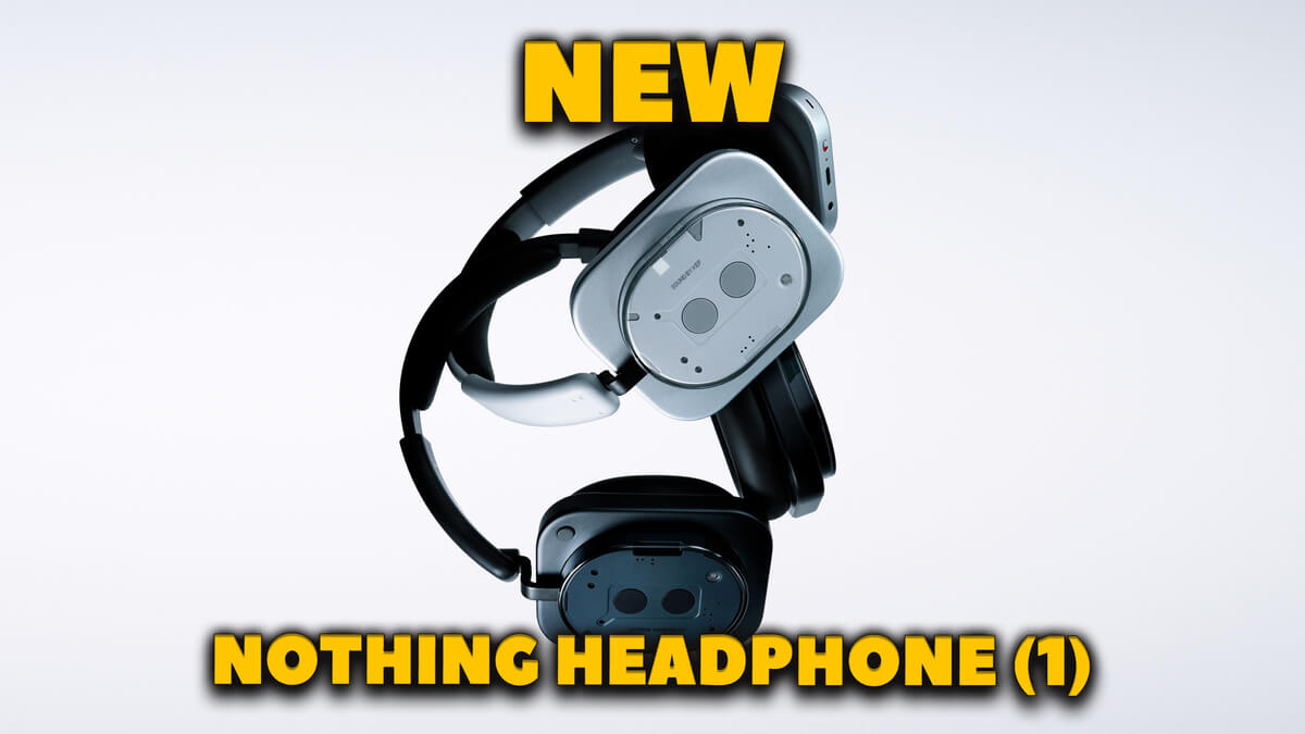 New Nothing Headphone (1) Over-Ear Headphones Unique Design, 80-Hour Battery, and LDAC Codec
