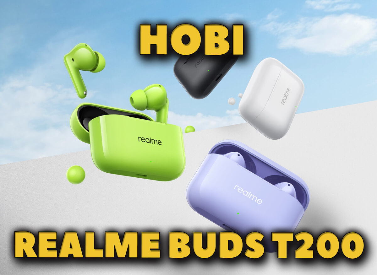 Нові TWS Realme Buds T200 - Кодек LDAC і 50 Годин Роботи за $18