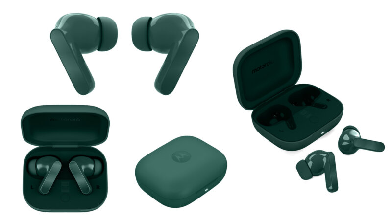 Pantone Posy Green Moto Buds Bass 