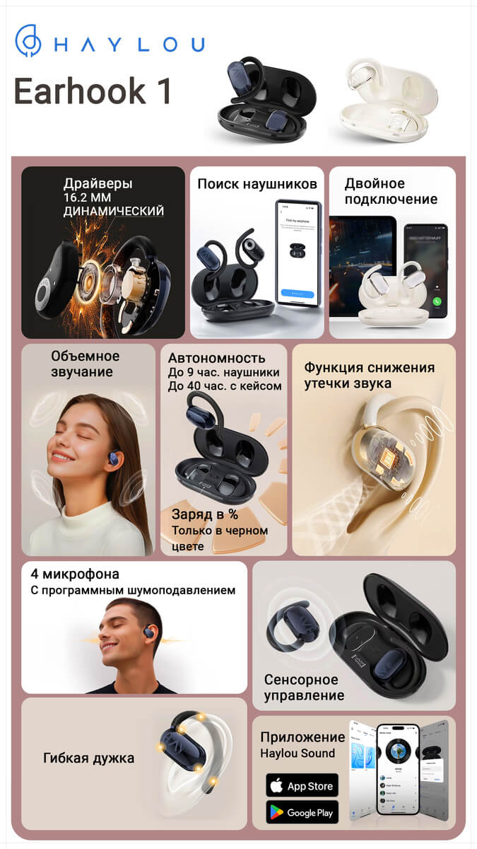 Самое интересное в HAYLOU Earhook 1