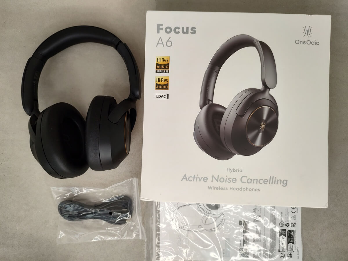 OneOdio Focus A6 - комплектация