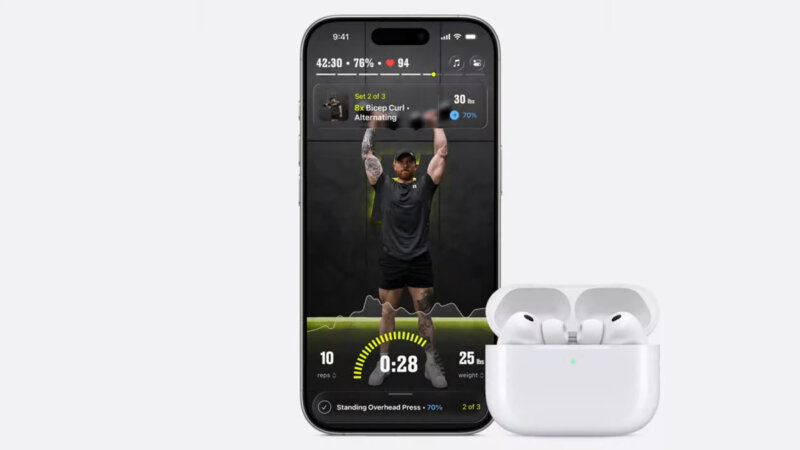 Apple AirPods Pro 3 - тренировка