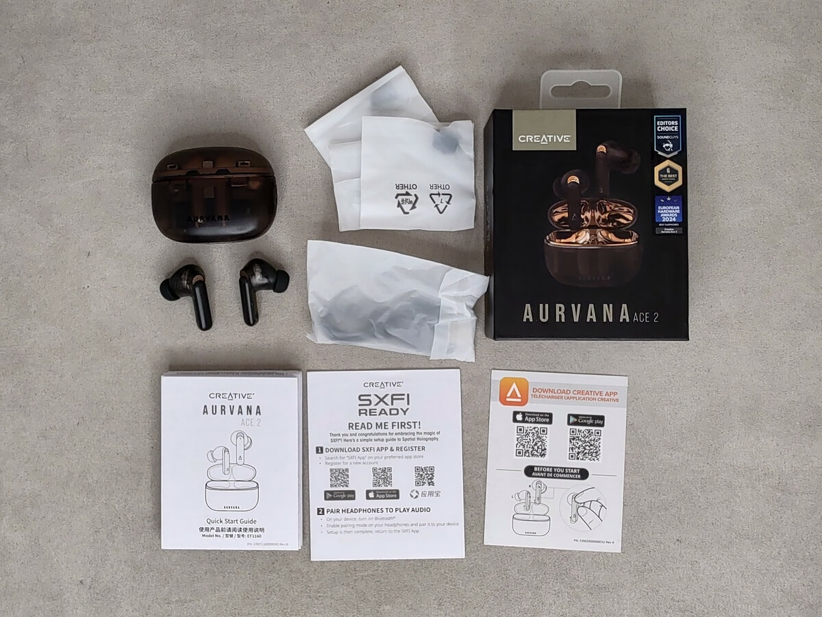 CREATIVE Aurvana Ace2 - комплектация