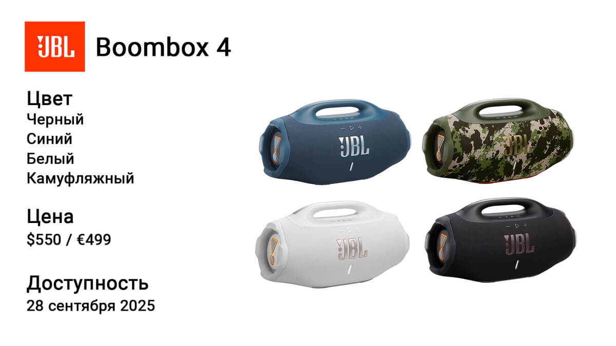 JBL Boombox 4 - цена