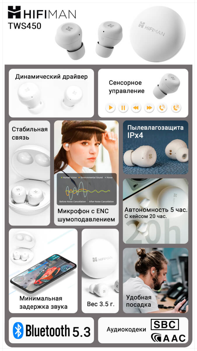 Самое интересное HIFIMAN TWS450